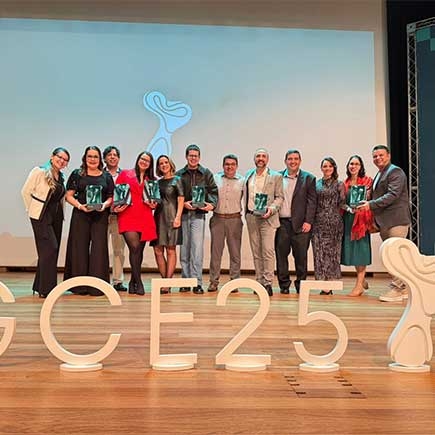 Avient group accepting award